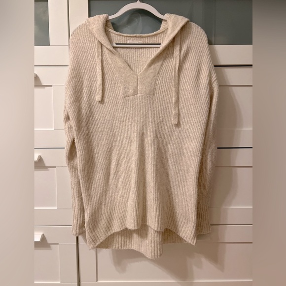 Lou & Grey Ribbed Tunic Sweater Hoodie - Picture 4 of 8